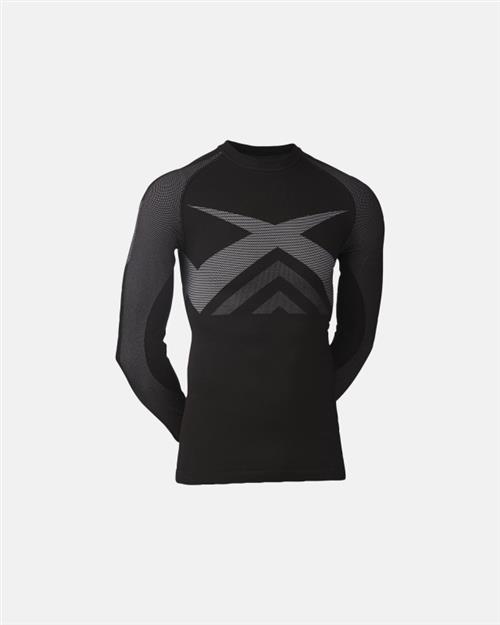 Langærmet t-shirt "multi sport" | Polypropylen | Sort