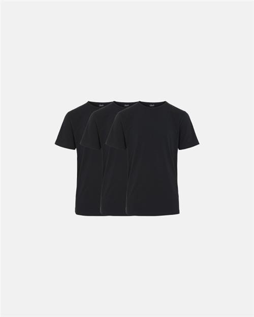 T-shirts 3-pak | Økologisk bomuld | Sort