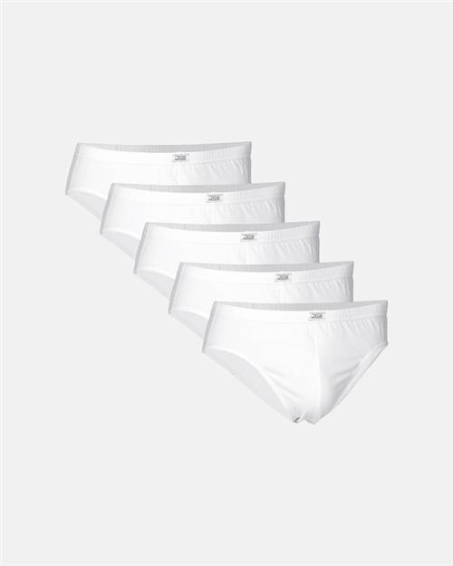 Briefs "mini slip" 5-pak | 100 økologisk bomuld | Hvid