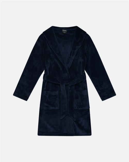 Badekåbe i frotté | 100 recycled polyester | Navy