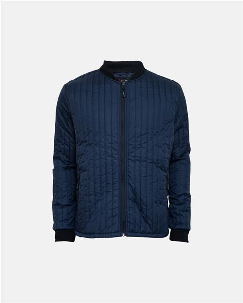 Vatteret jakke | Polyester | Navy