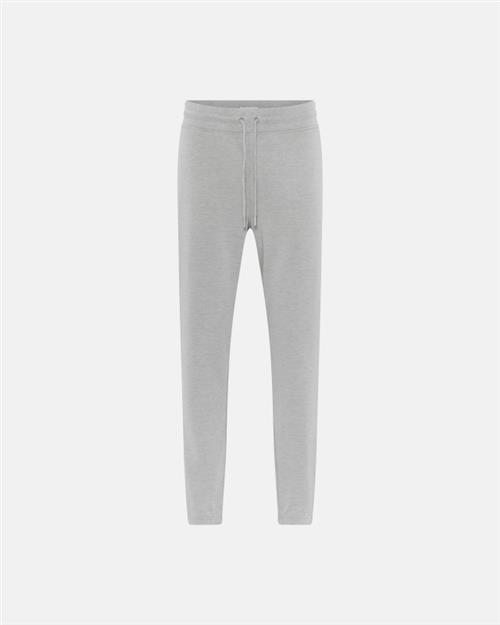 Sweatpants med logo | Bambusviskose | Lys grå