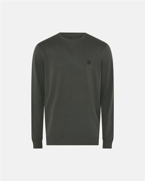 Sweatshirt med logo | Bambusviskose | Grøn