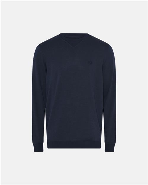 Sweatshirt med logo | Bambusviskose | Navy