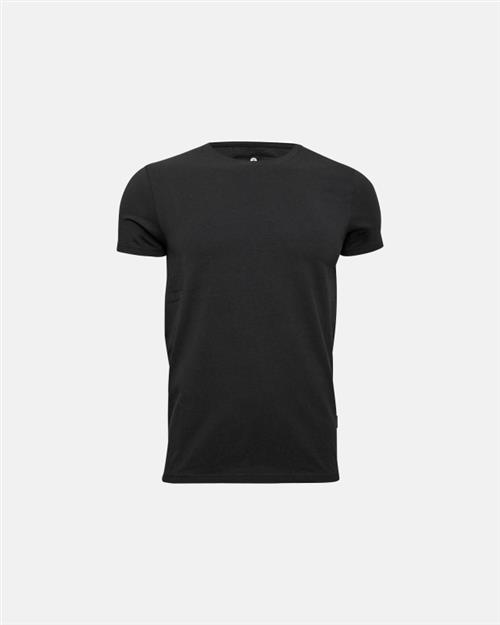 T-shirt o-hals | Økologisk bomuld | Sort