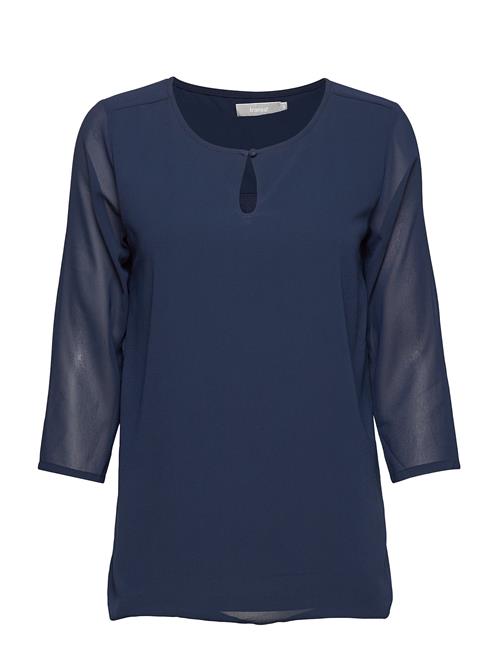 Fransa Zawov 1 Blouse Fransa Blue