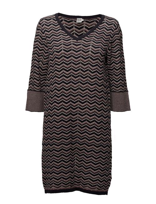 Saint Tropez Wave Pattern Knit Dress Saint Tropez Black