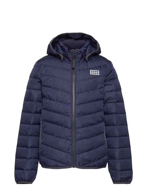 Se LEGO kidswear Lwjipe 600 - Down Jacket LEGO Kidswear Blue ved Booztlet