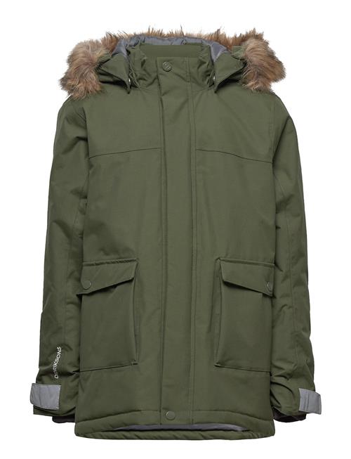 Didriksons Kure Kids Parka 4 Didriksons Green