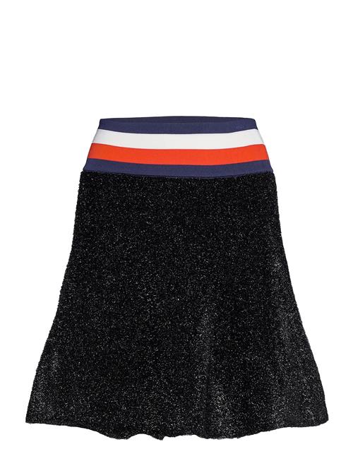 Tommy Hilfiger Lurex Flare Skirt Tommy Hilfiger Black