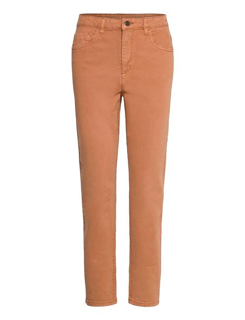 Se Esprit Casual Trousers With Organic Cotton Esprit Casual Brown ved Booztlet