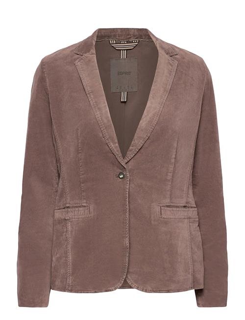 Esprit Casual Women Blazers Woven Regular Esprit Casual Brown