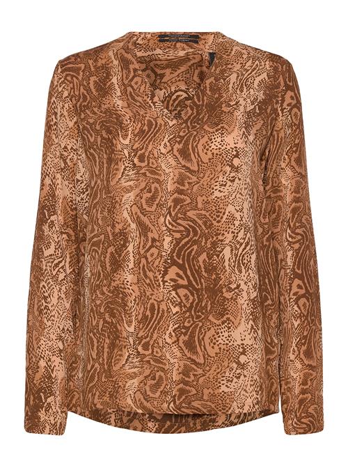 Scotch & Soda V-Neck Viscose Top Scotch & Soda Brown