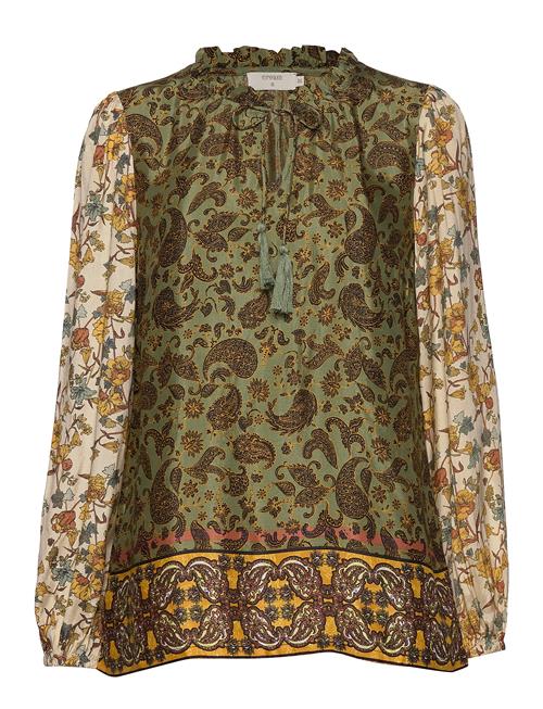 Emmeliecr Blouse Cream Patterned