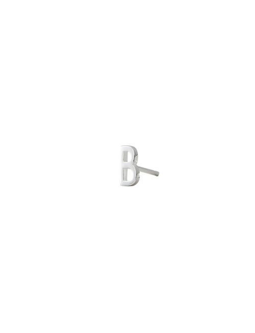 Earring Studs Archetypes, A-Z Design Letters Silver