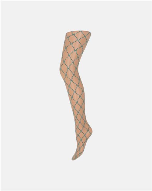 Strømpebukser "Logo" | 25 denier | Grøn