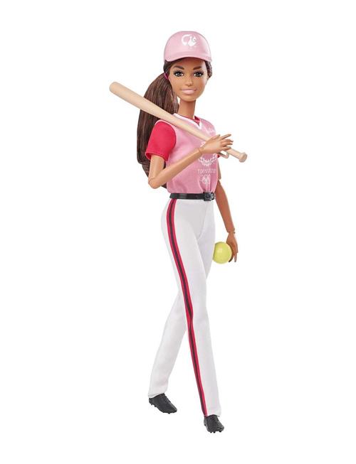 Se Barbie Barbie® Softball Doll Barbie Patterned ved Booztlet