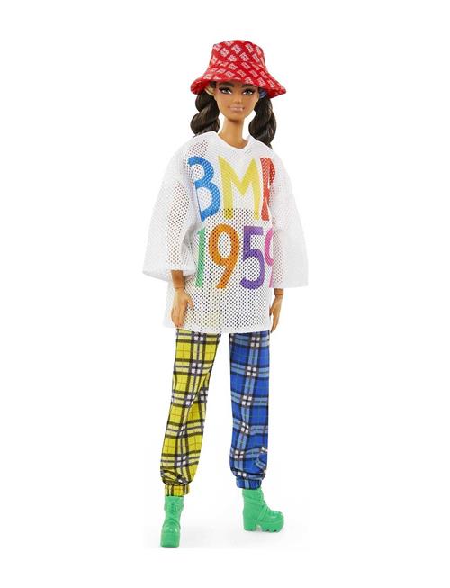 Barbie Barbie Bmr1959 Doll - Mesh T-Shirt, Plaid Joggers And Bucket Barbie Patterned