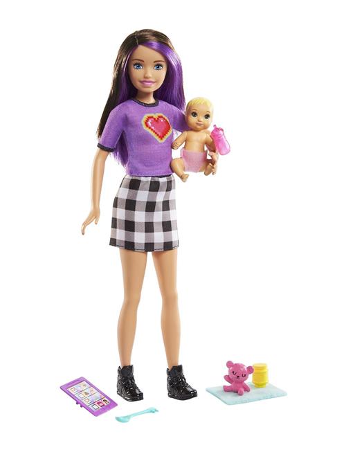 Se Barbie Skipper Babysitters Inc. Skipper Babysitters Inc Dolls And Accessories Barbie Patterned ved Booztlet