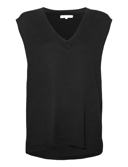 Soft Rebels Srmarla V-Neck Loose Fit Knit Vest Soft Rebels Black