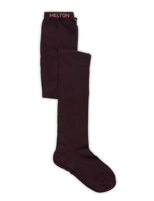 Cotton Tights Melton Purple