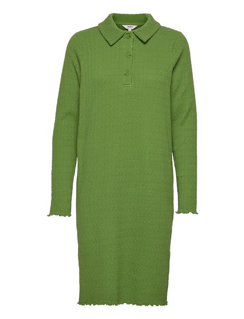 Object Objabby L/S Polo Dress 119 Object Green