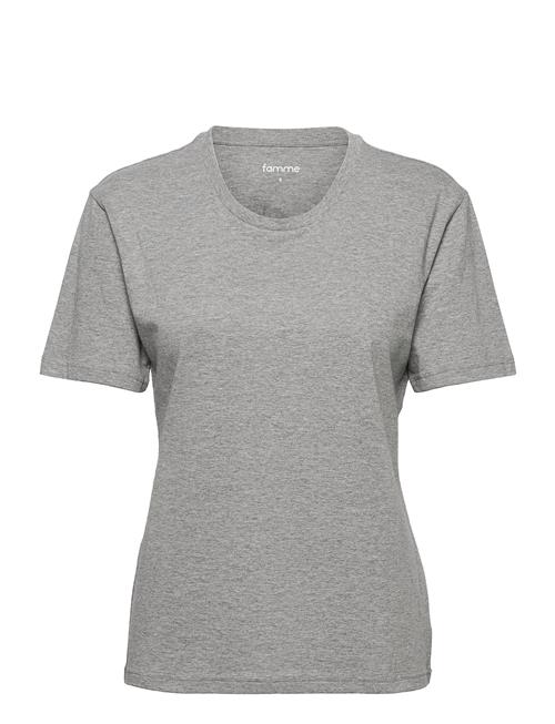 Famme Pure Regular Fit T-Shirt Famme Grey