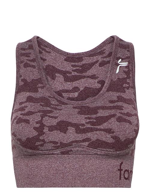 Camo Sports Bra Famme Red