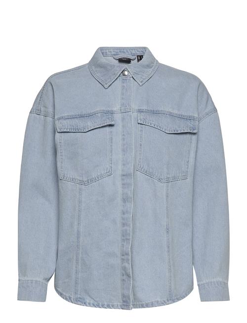 Vero Moda Vmpaloma Ls Over D Shirt Ga Vero Moda Blue