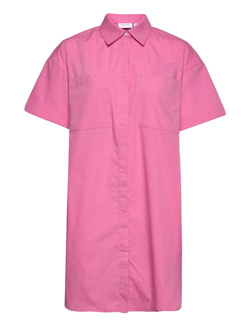 Vila Vigitzy 2/4 Sleeve Shirt Vila Pink