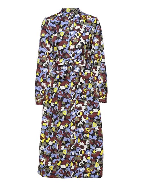 Se YAS Yasrosita Ls Midi Dress YAS Patterned ved Booztlet