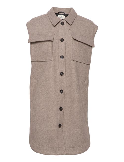 Se Kaffe Kamelida Waist Coat Kaffe Grey ved Booztlet