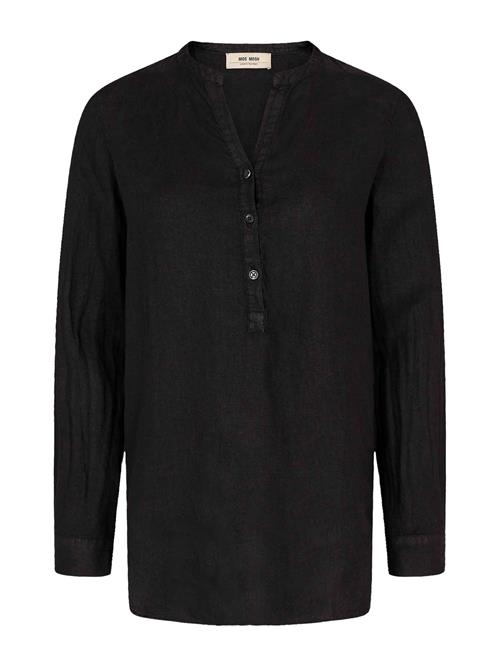 Danna Linen Blouse MOS MOSH Black