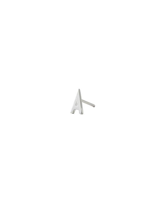 Earring Studs Archetypes, A-Z Design Letters Silver