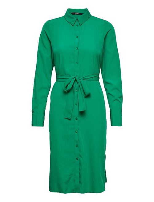 Vmfiona Ls Shirt Blk Dress Wvn Lt Vero Moda Green