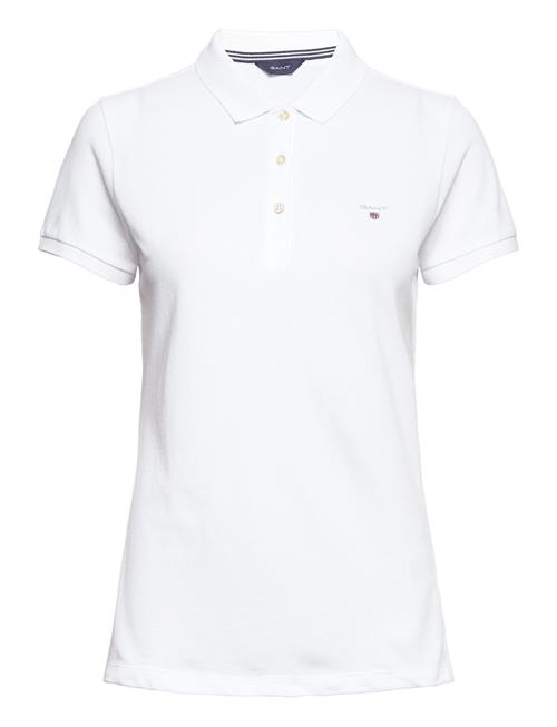 GANT Solid Ss Pique GANT White