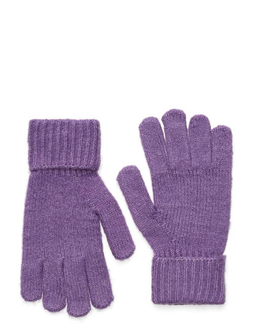 Se Kids Only Konsofia Knit Gloves Kids Only Purple ved Booztlet