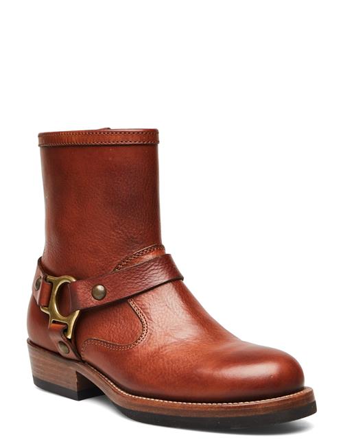 Belstaff Hard Rider Zip Up Boots Belstaff Brown