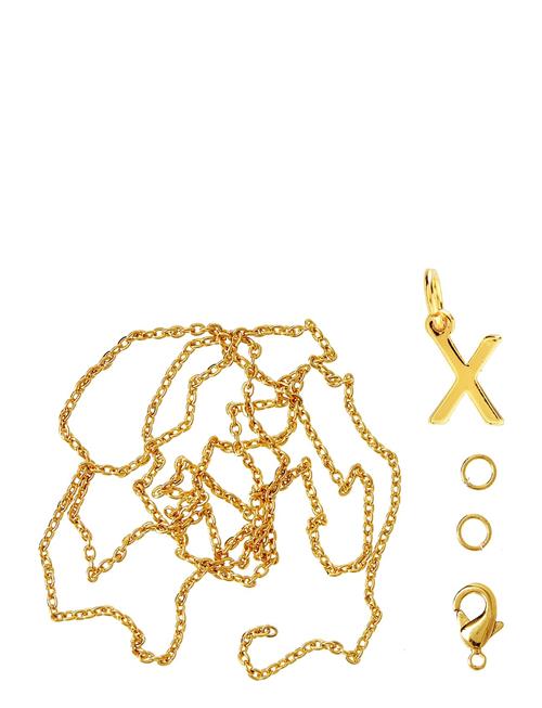 Letter X Gp With O-Ring, Chain And Clasp Me & My Box Gold