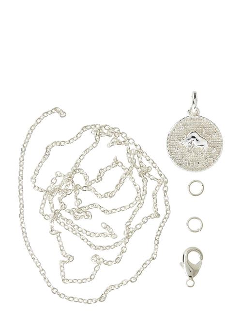 Zodiac Coin Pendant And Chain Set, Taurus Me & My Box Silver