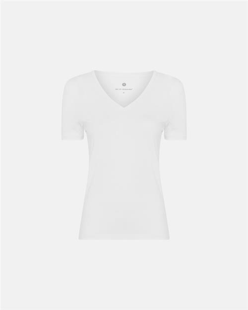 T-shirt v-neck | Bambusviskose | Hvid