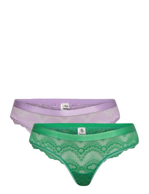 Becksöndergaard Wave Lace Codie Cheeky 2 Pack Becksöndergaard Patterned