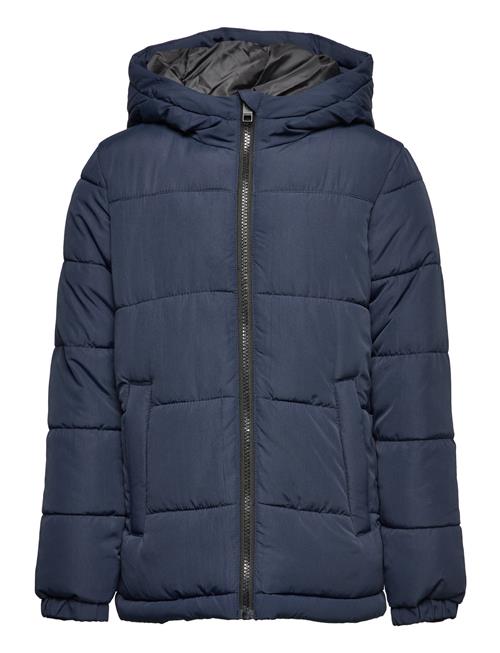 Se Jack & Jones Jwhpaul Puffer Hood Jnr Jack & J S Navy ved Booztlet