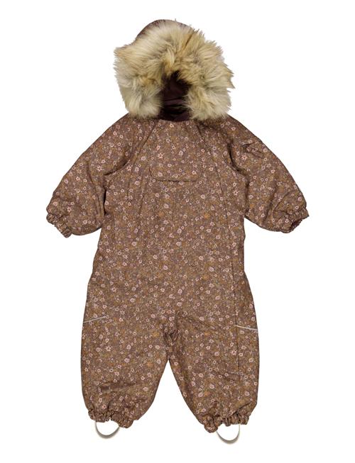 Se Wheat Snowsuit Nickie Tech Wheat Brown ved Booztlet