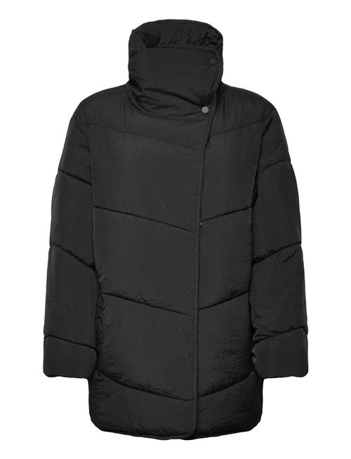 Vila Vilouisa L/S New Padded Short Coat/Su/Pb Vila Black