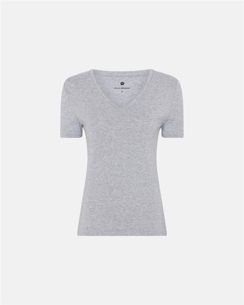 T-shirt v-neck | Bambusviskose | Grå