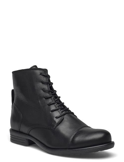 Bianco Biadanelle Leather Derby Boot Bianco Black