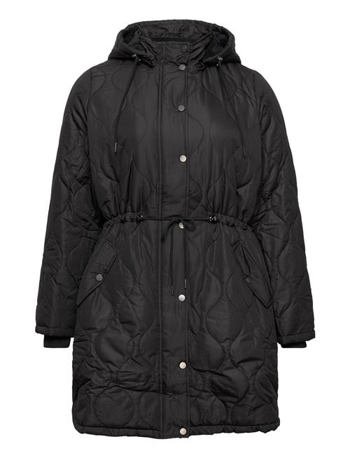 Zizzi Mcamp Fleece, L/S, Coat Zizzi Black