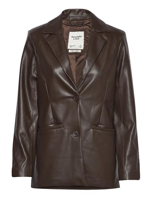 Abercrombie & Fitch Anf Womens Outerwear Abercrombie & Fitch Brown