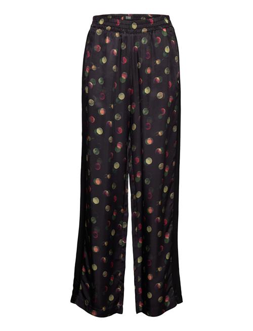 Gia - Mid Rise Wide Leg Printed Elasticated Trousers Scotch & Soda Patterned